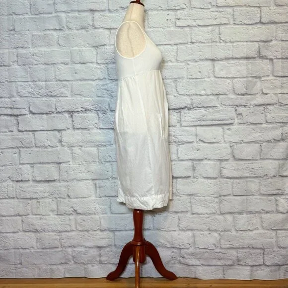 James Perse Cream Knee-Length Tank Dress - Picture 3 of 4